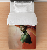 Eco-friendly Natural Tranquility Duvet Cover detail view